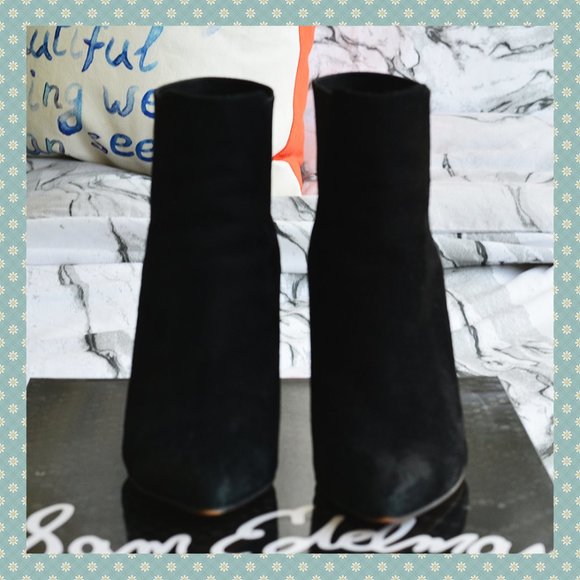 Nine‎ West Black Suede Boots - Picture 1 of 8